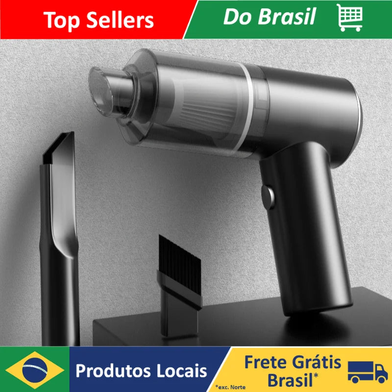 Mini Aspirador De Pó Usb Portátil Completo Linha Premium Carro E Casa